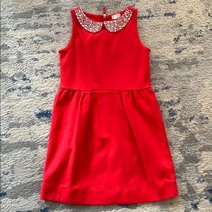 Girls Crewcuts Dress with Rhinestone Collar
